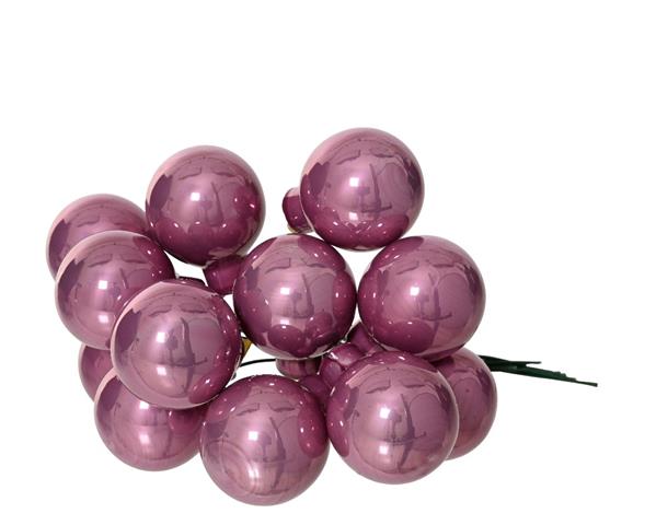 Grote foto balletjes op draad 2 cm vintage roze glans doos 144 stuk verzamelen overige verzamelingen
