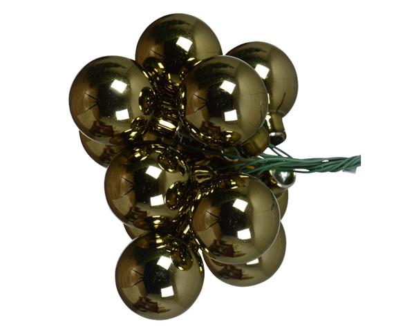 Grote foto balletjes op draad 2 cm rozemarijn doos 144 stuks kerstballen verzamelen overige verzamelingen