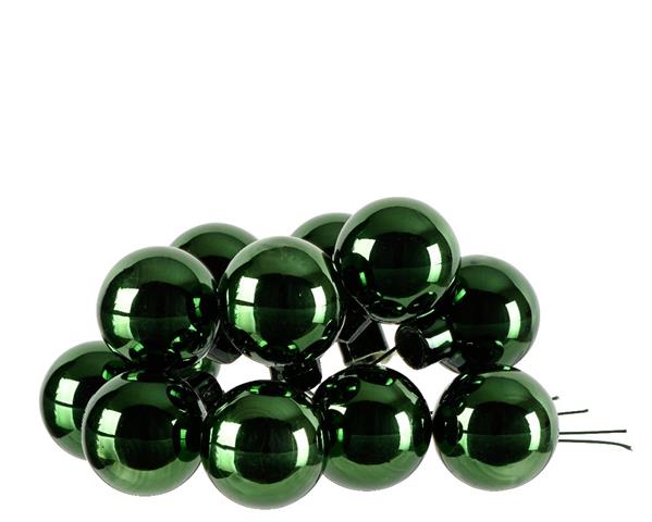 Grote foto balletjes op draad 2 cm dennengroen glans doos 144 stuks kerstballen verzamelen overige verzamelingen
