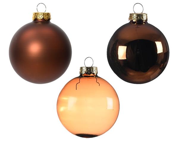 Grote foto kerstballen glas espresso 7 cm set van 21 verzamelen overige verzamelingen