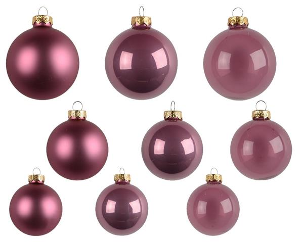 Grote foto kerstballen glas vintage roze 7 cm set van 21 verzamelen overige verzamelingen