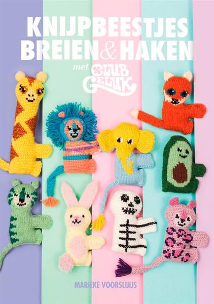 Grote foto knijpbeestjes breien haken met club geluk boeken hobby en vrije tijd