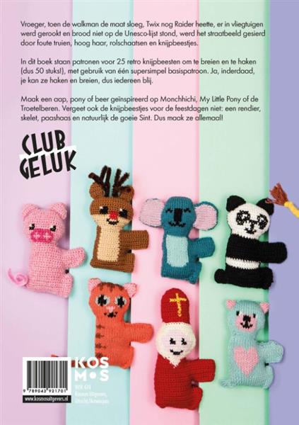 Grote foto knijpbeestjes breien haken met club geluk boeken hobby en vrije tijd