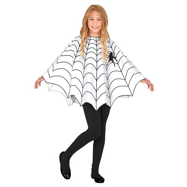 Grote foto halloween poncho kind spinnenweb verzamelen overige verzamelingen