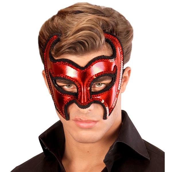 Grote foto halloween masker duivel metallic verzamelen overige verzamelingen