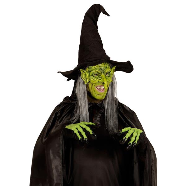 Grote foto halloween masker groen heks verzamelen overige verzamelingen
