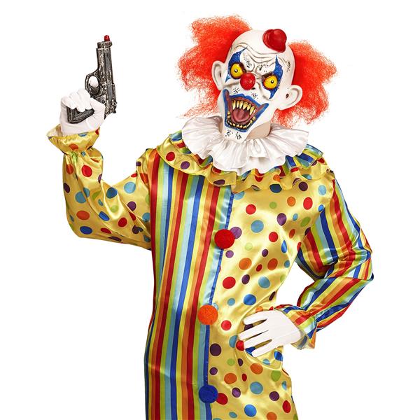 Grote foto halloween masker clown met haar en hoedje verzamelen overige verzamelingen