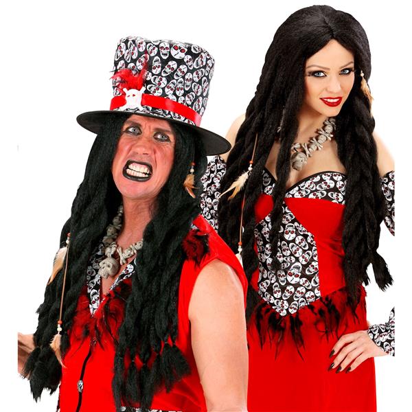 Grote foto halloween pruik voodoo verzamelen overige verzamelingen