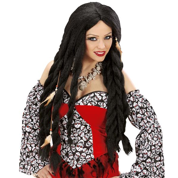 Grote foto halloween pruik voodoo verzamelen overige verzamelingen