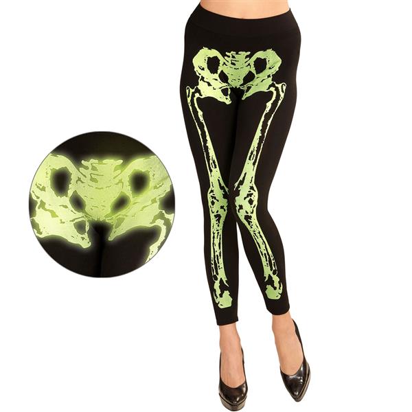 Grote foto halloween legging neon groen skelet verzamelen overige verzamelingen