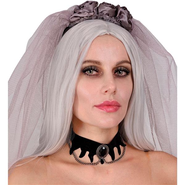Grote foto halloween ketting fluweel met edelsteen verzamelen overige verzamelingen
