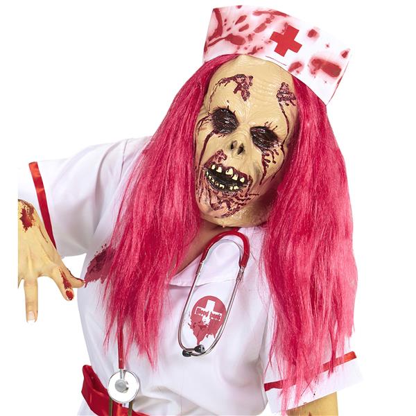 Grote foto halloween masker zombie verpleegster verzamelen overige verzamelingen