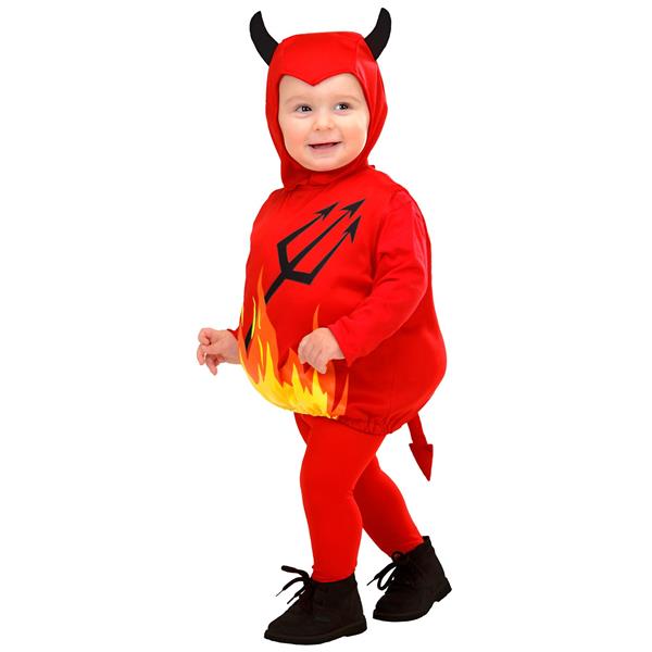 Grote foto halloween kostuum geel baby duivel verzamelen overige verzamelingen