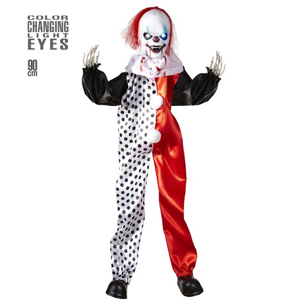 Grote foto halloween pop clown met licht 90cm verzamelen overige verzamelingen