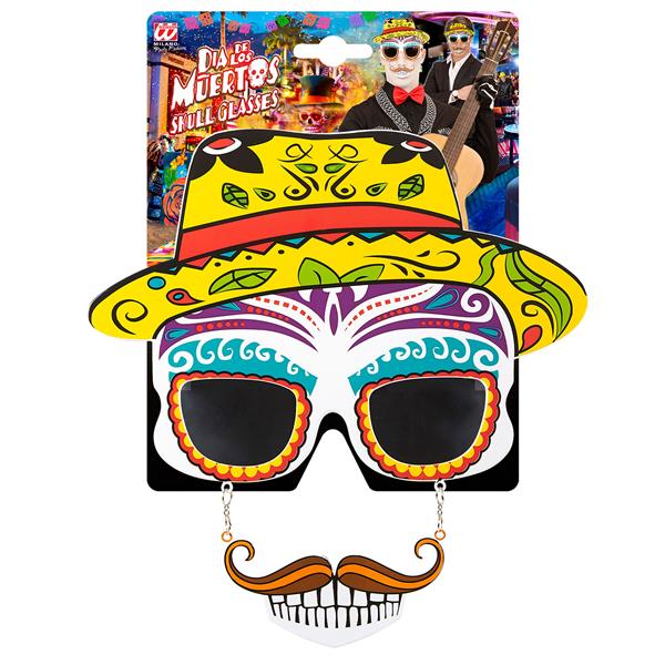 Grote foto dia de los muertos bril gekleurd verzamelen overige verzamelingen