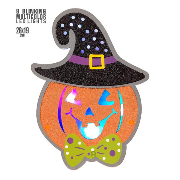 Grote foto halloween wanddecoratie pompoen met licht verzamelen overige verzamelingen