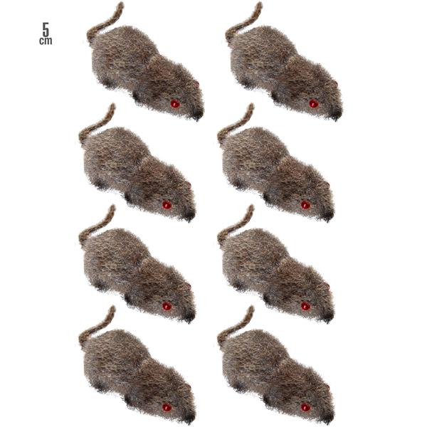 Grote foto halloween nep muis 5cm 8st verzamelen overige verzamelingen