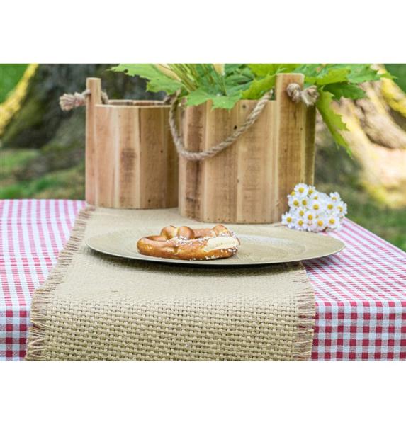 Grote foto natuurlijk gevlochten jute lint 10 cm x 3 m verzamelen overige verzamelingen