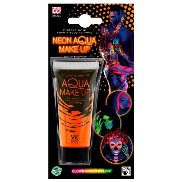 Grote foto neon oranje schmink glow in the dark 30ml verzamelen overige verzamelingen