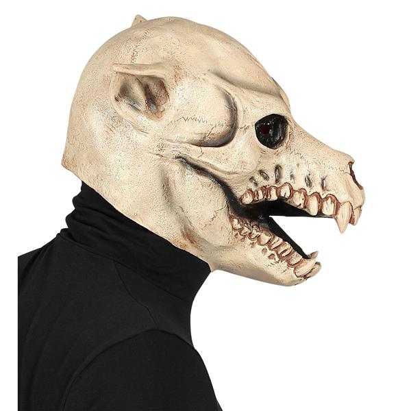 Grote foto halloween masker wit hond verzamelen overige verzamelingen
