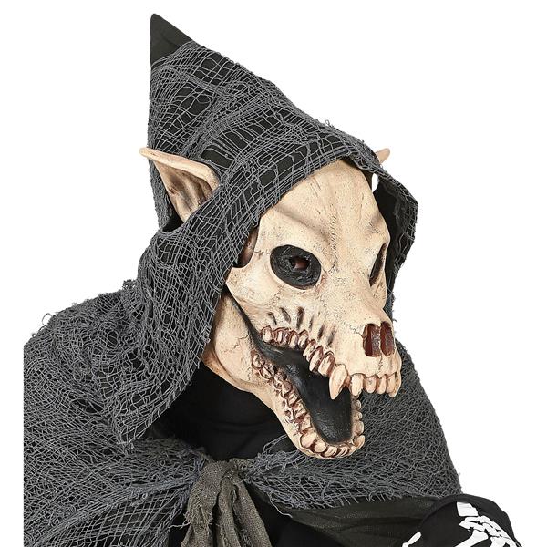 Grote foto halloween masker wit hond verzamelen overige verzamelingen