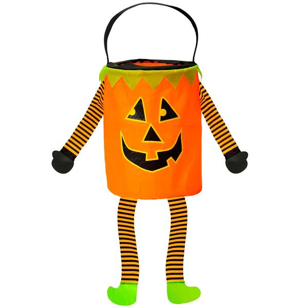Grote foto halloween tas pompoen met armen en benen verzamelen overige verzamelingen