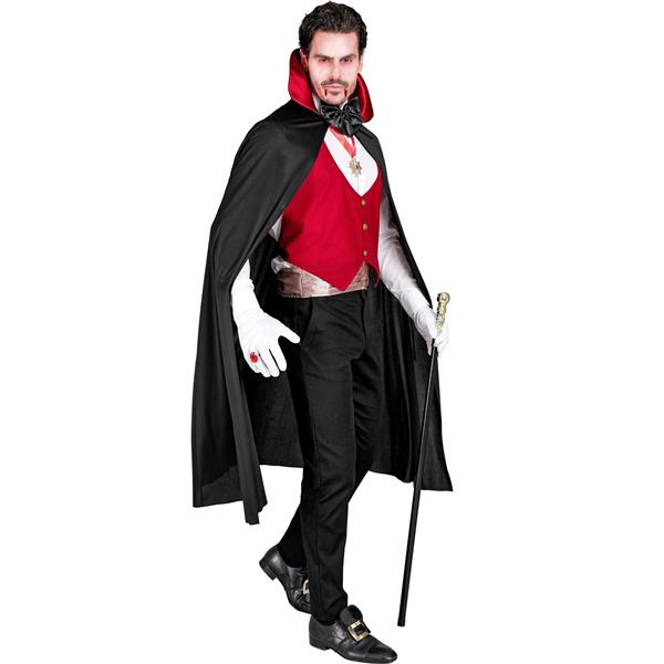Grote foto halloween kostuum zwart rood heren vampier 4 delig verzamelen overige verzamelingen