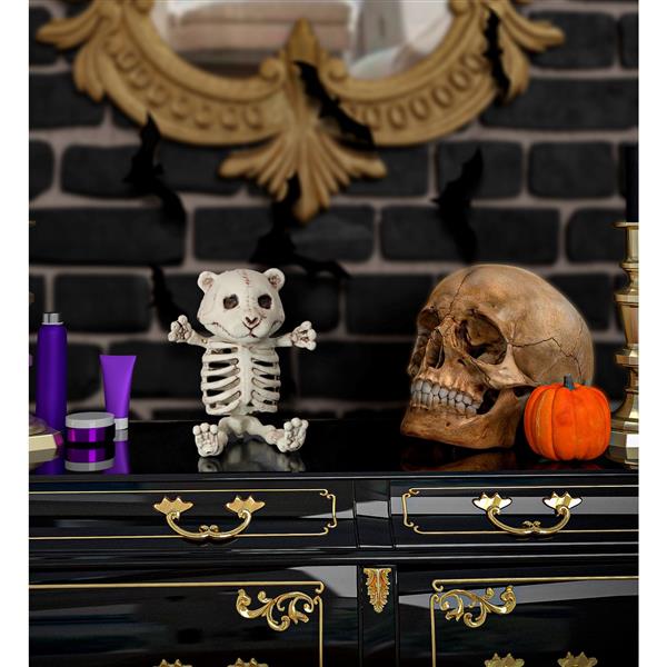Grote foto halloween skelet beer 15cm verzamelen overige verzamelingen