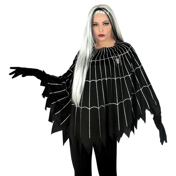 Grote foto halloween poncho spinnenweb verzamelen overige verzamelingen