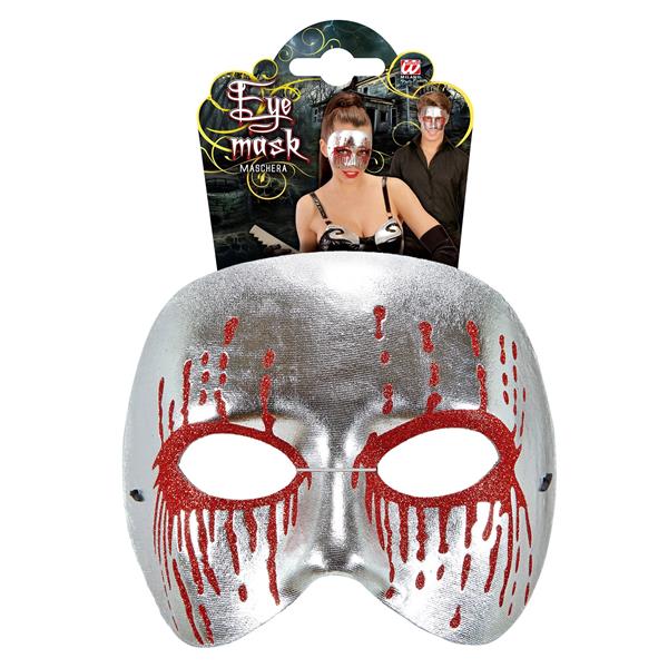 Grote foto halloween masker zilver psychopaat verzamelen overige verzamelingen