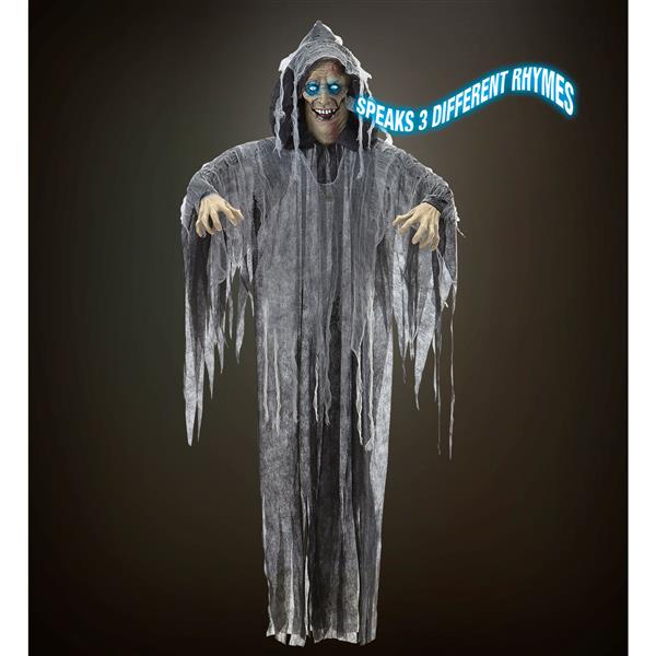Grote foto halloween pop grijs zombie met geluid licht en beweging verzamelen overige verzamelingen