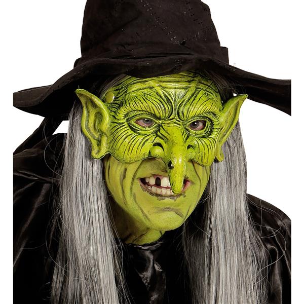 Grote foto halloween masker groen heks verzamelen overige verzamelingen