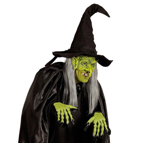 Grote foto halloween masker groen heks verzamelen overige verzamelingen