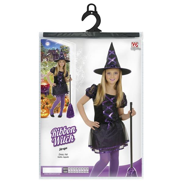 Grote foto halloween jurk zwart paars meisje heks 2 delig verzamelen overige verzamelingen