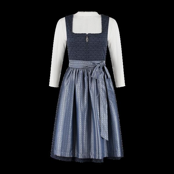 Grote foto donkerblauwe dirndl jurk oktoberfest dames met insteekzak 2 delig verzamelen overige verzamelingen