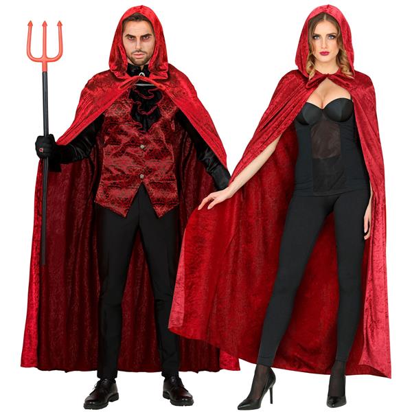 Grote foto halloween cape rood fluweel 1 5m verzamelen overige verzamelingen