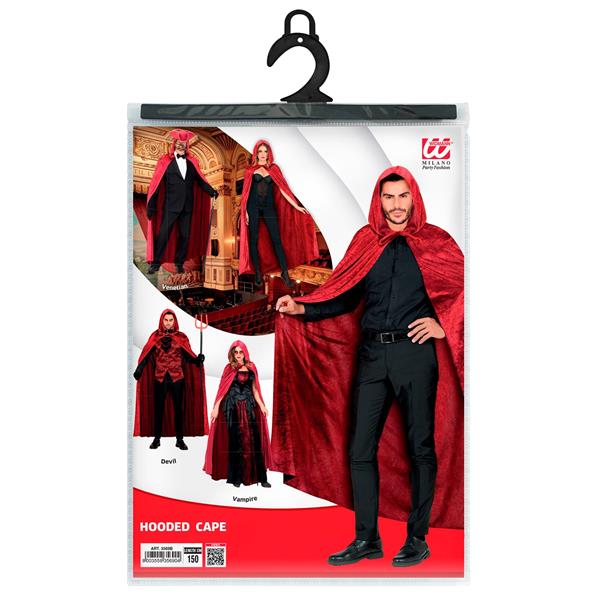Grote foto halloween cape rood fluweel 1 5m verzamelen overige verzamelingen