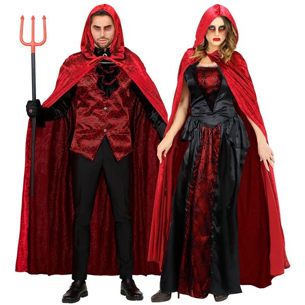 Grote foto halloween cape rood fluweel 1 5m verzamelen overige verzamelingen