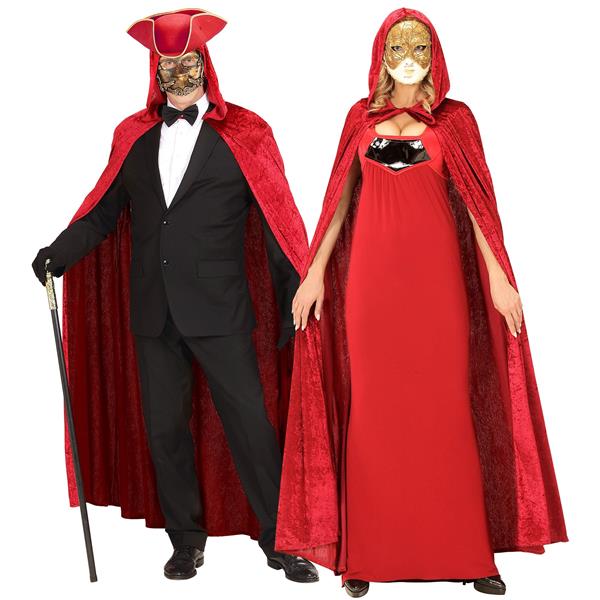 Grote foto halloween cape rood fluweel 1 5m verzamelen overige verzamelingen