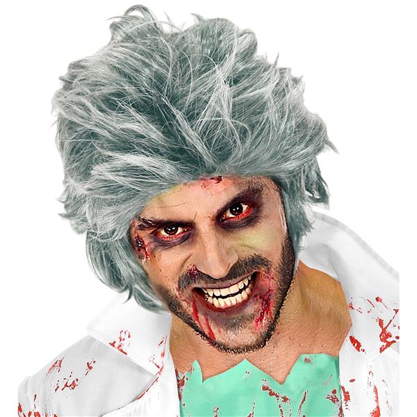 Grote foto halloween pruik zilver zombie verzamelen overige verzamelingen