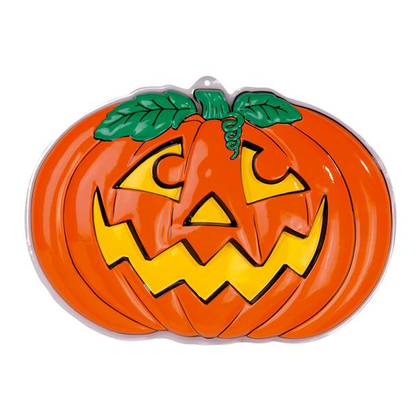 Grote foto halloween wanddecoratie pompoen 56cm verzamelen overige verzamelingen