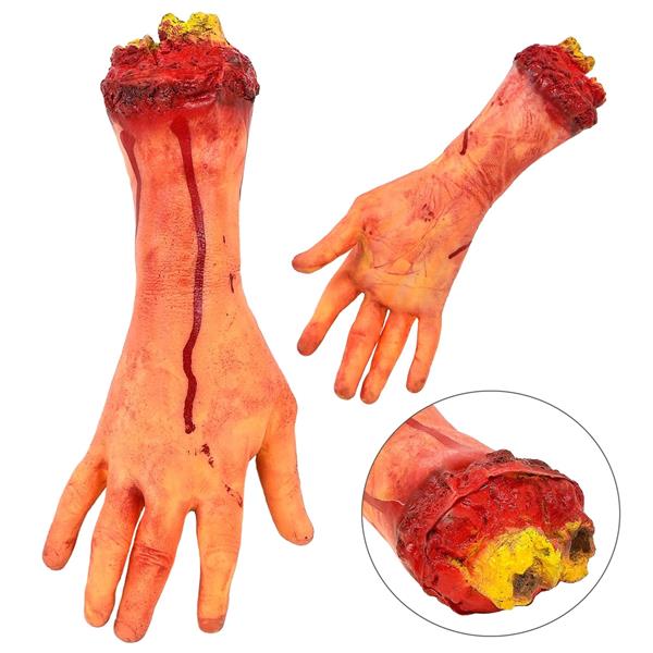 Grote foto halloween nep hand afgehakt met bot verzamelen overige verzamelingen