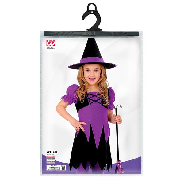 Grote foto halloween kostuum paars kind heks verzamelen overige verzamelingen