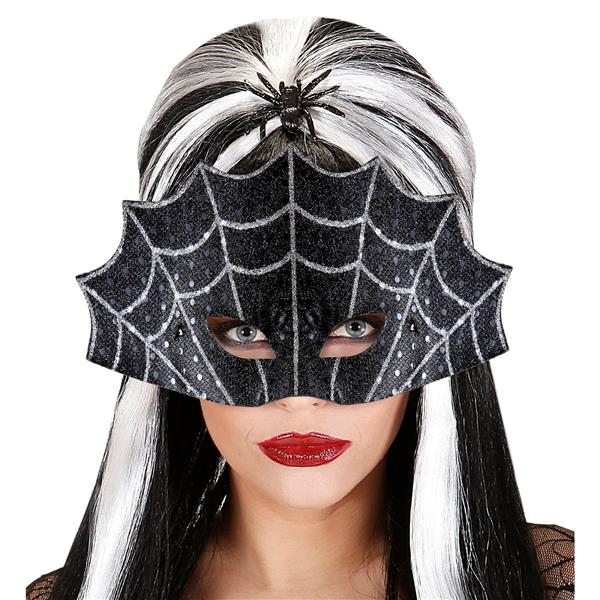 Grote foto halloween masker spinnenweb verzamelen overige verzamelingen