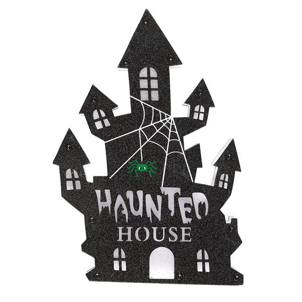 Grote foto halloween wanddecoratie spookhuis met licht verzamelen overige verzamelingen