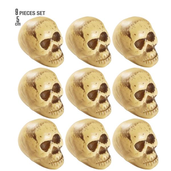 Grote foto halloween schedel 9st verzamelen overige verzamelingen