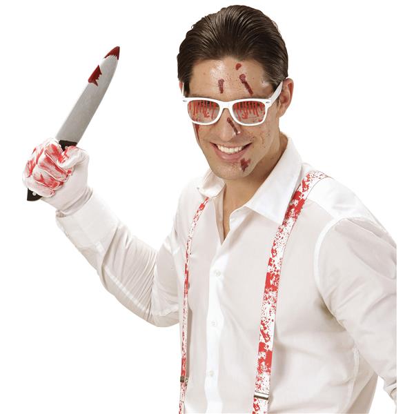 Grote foto halloween nep mes bloederig 30cm verzamelen overige verzamelingen