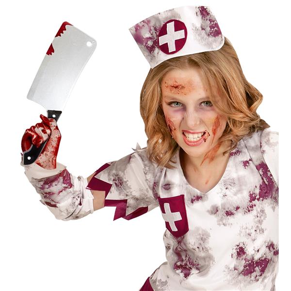 Grote foto halloween nep mes bloed 30cm verzamelen overige verzamelingen