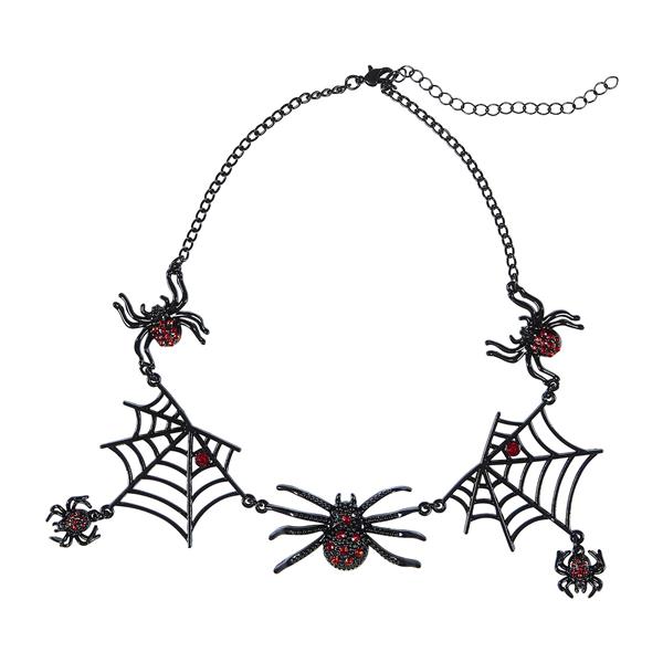 Grote foto halloween ketting zwart spinnen verzamelen overige verzamelingen