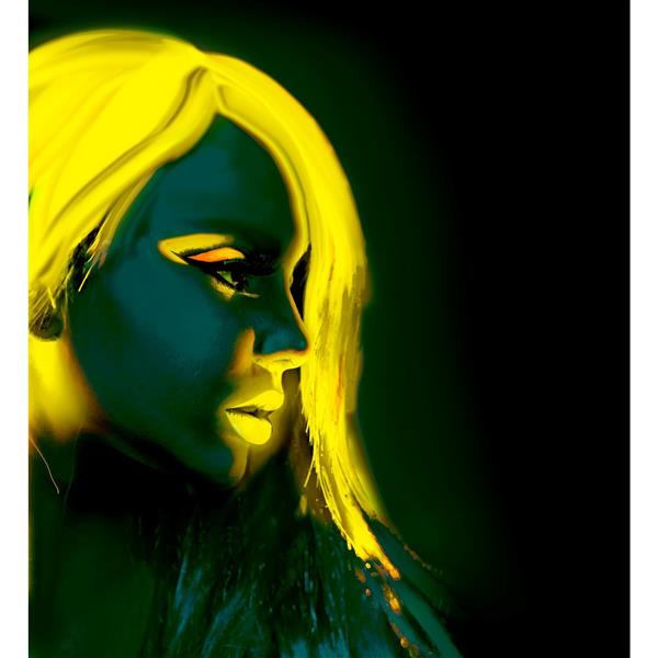Grote foto neon gele schmink glow in the dark 30ml verzamelen overige verzamelingen